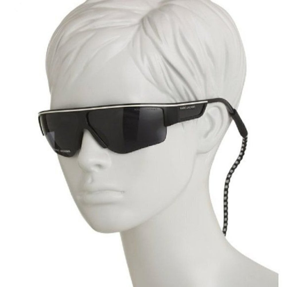 Marc Jacobs Sports Women Modern Contemporary Black Sunglasses Shades - Picture 3 of 15